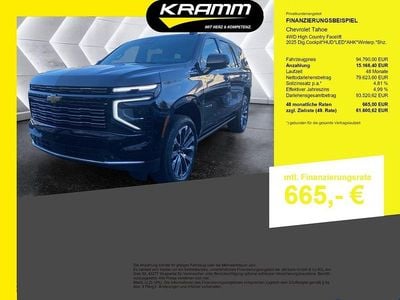 Neu Chevrolet Tahoe 426 PS (313 kW) 2026 Schwarz SUV