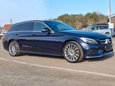 Gebraucht Mercedes C350e AMG line 211 PS (155 kW) 2017 Blau Kombi