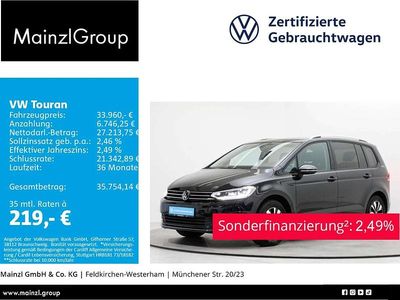 Schwarz Gebraucht 2025 VW Touran Goal Van / Kleinbus | 33.960 € (Fairer Preis)