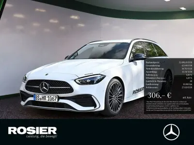 Brugt Mercedes C200 AMG line 204 HK (150 kW) 2025 Hvid Stationcar