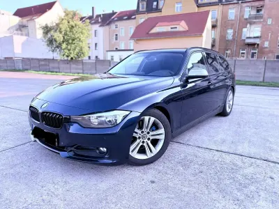 Gebraucht BMW 320 Sport Line 184 PS (135 kW) 2014 Blau Kombi
