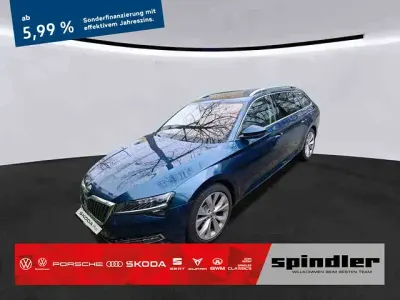 Gebraucht Skoda Superb Premium Edition 200 PS (147 kW) 2022 Lavablau metallic Kombi