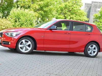 Gebraucht BMW 116 Sport Line 136 PS (100 kW) 2012 Rot Kleinwagen