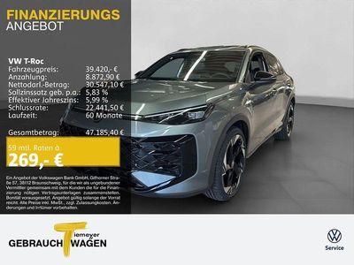 Neu VW T-Roc R-line 150 PS (110 kW) 2026 Grau SUV