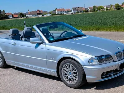Gebraucht BMW 320 Cabriolet 170 PS (125 kW) 2001 Silber Cabrio