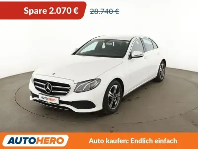 Gebraucht Mercedes E200 Avantgarde 160 PS (117 kW) 2019 Polarweiss Limousine