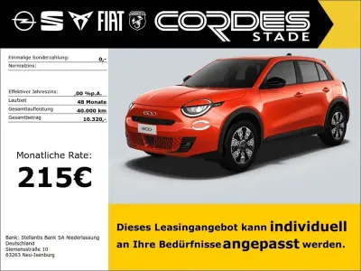 Ny Fiat 600 Icon 110 HK (80 kW) 2026 Orange SUV