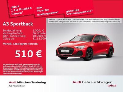 Progressivrot metallic Gebraucht 2025 Audi A3 Sportback e-tron S-Line Kleinwagen | 42.415 €