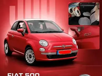 Gebraucht Fiat 500C 69 PS (50 kW) 2014 Rot Cabrio