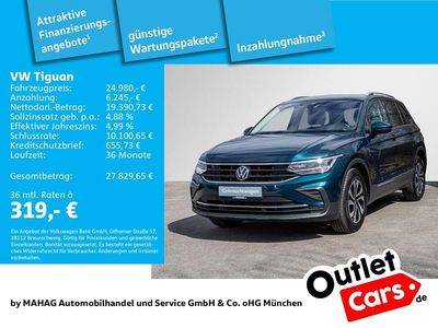 Gebraucht VW Tiguan Active 150 PS (110 kW) 2023 Blau SUV