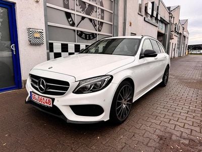 Gebraucht Mercedes C250 AMG line 204 PS (150 kW) 2015 Weiß Kombi