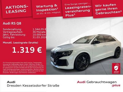 Gebraucht Audi RS Q8 Performance 640 PS (470 kW) 2024 Gletscherweiß metallic SUV
