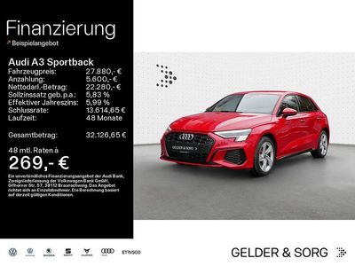 Gebraucht Audi A3 Business 245 PS (180 kW) 2022 Rot Limousine