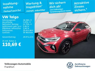 Używany VW Taigo R-line 150 KM (110 kW) 2025 Czerwony SUV