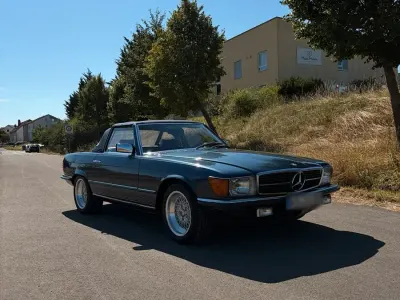 Gebraucht Mercedes SL280 185 PS (136 kW) 1981 Blau Cabrio