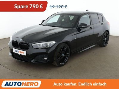 Usata BMW 120 M Sport 184 CV (135 kW) 2018 Nero Utilitaria