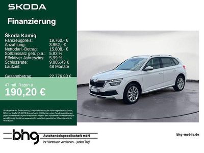 Gebraucht Skoda Kamiq Style 150 PS (110 kW) 2021 Weiß SUV