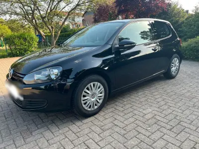 Gebraucht VW Golf VI Trendline 80 PS (58 kW) 2009 Schwarz Kleinwagen