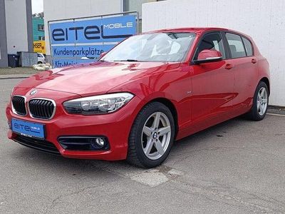 Gebraucht BMW 118 Sport Line 150 PS (110 kW) 2016 Rot (karmesinrot) Kleinwagen