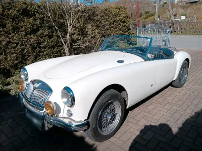 Usata MG MGA 68 CV (50 kW) 1958 Bianco Cabrio
