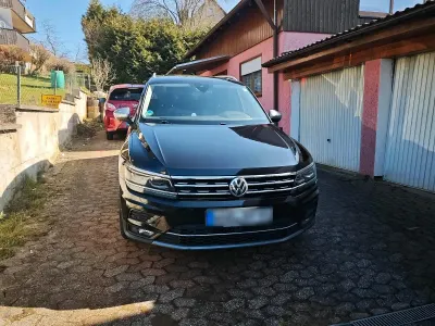 Gebraucht VW Tiguan Allspace 220 PS (161 kW) 2019 Schwarz SUV