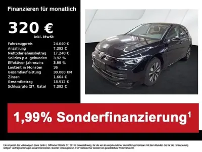 Gebraucht VW Golf VIII Goal 116 PS (85 kW) 2024 Grenadillschwarz metallic (metallic) Limousine
