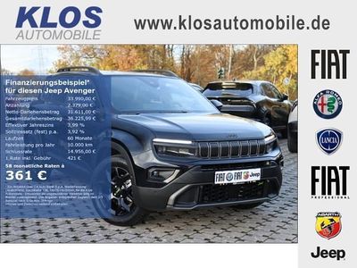 Neu Jeep Avenger Overland 145 PS (106 kW) 2025 Volcano black (schwarz) SUV
