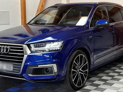 Usata Audi Q7 S-Line 374 CV (275 kW) 2017 Blu SUV