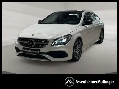 Gebraucht Mercedes CLA250e Shooting Brake AMG 211 PS (155 kW) 2019 Polarweiß uni Kombi