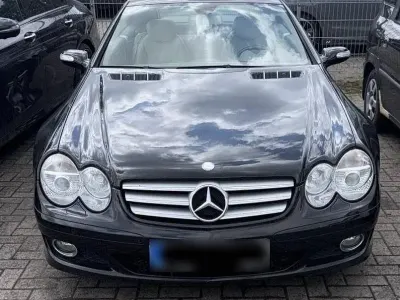 Gebraucht Mercedes SL500 387 PS (284 kW) 2007 Schwarz Cabrio