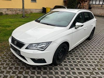 Usata Seat Leon ST Style 116 CV (85 kW) 2017 Bianco Station wagon