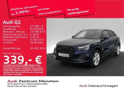 Gebraucht Audi Q2 Advanced Plus 190 PS (139 kW) 2025 Navarrablau metallic SUV