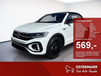 Neu VW T-Roc Cabriolet R-line 150 PS (110 kW) 2025 Schwarz Cabrio