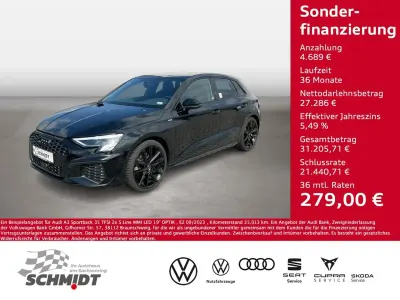Gebraucht Audi A3 S-Line 150 PS (110 kW) 2023 Mythosschwarz metallic Limousine