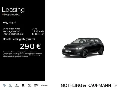 Gebraucht VW Golf VIII Style 204 PS (150 kW) 2022 Schwarz Limousine