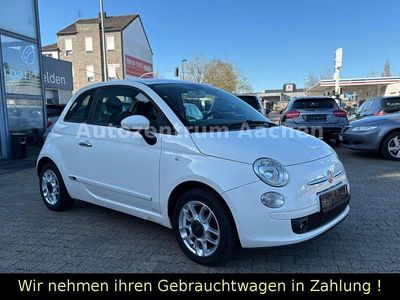 Gebraucht Fiat 500 Lounge 69 PS (50 kW) 2010 Weiß Kleinwagen