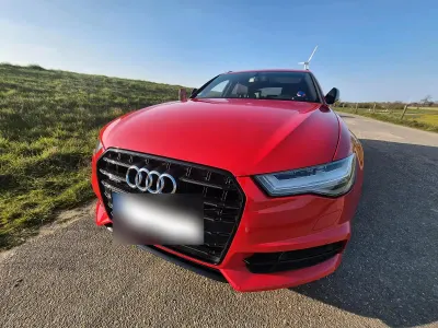 Używany Audi A6 Black Edition 252 KM (185 kW) 2018 Czerwony Kombi