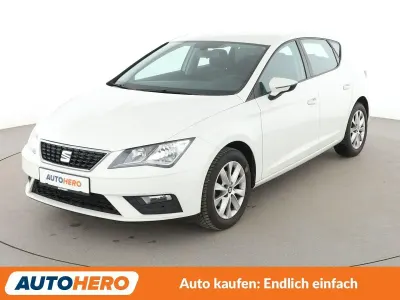 Usata Seat Leon Style 110 CV (80 kW) 2018 Bianco Berlina