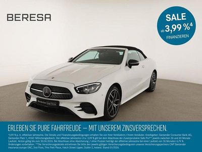 Weiß Gebraucht 2022 Mercedes E300 AMG Cabrio | 46.680 € (Fairer Preis)