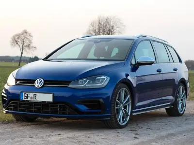 Brugt VW Golf VII R 310 HK (228 kW) 2017 Blå Stationcar