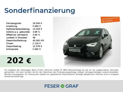 Second-hand Seat Ibiza FR 150 CP (110 kW) 2022 Negru Hatchback