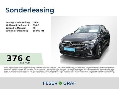 Second-hand VW T-Roc Cabriolet R-line 150 CP (110 kW) 2025 Negru Cabrio
