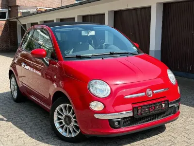 Używany Fiat 500C 69 KM (50 kW) 2011 Czerwony Kabriolet
