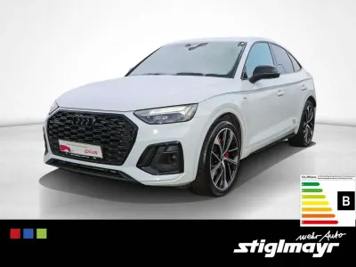 Gebraucht Audi Q5 Sportback S-Line 367 PS (269 kW) 2022 Gletscherweiß (metallic) SUV