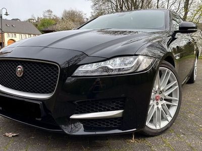 gebraucht Jaguar XF 30d R-Sport 8 fach 20/18 ZOLL AHK LED LEDER