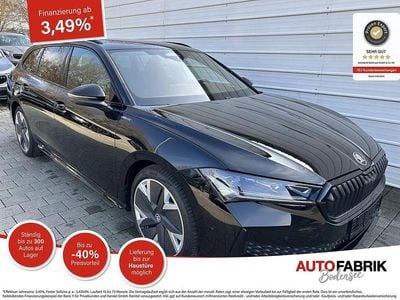 Neu Skoda Superb SportLine 265 PS (194 kW) 2025 Ebony black metallic Kombi