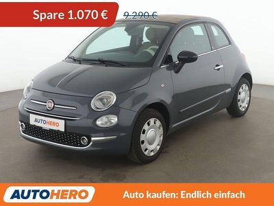 Grau Gebraucht 2017 Fiat 500C Lounge Cabrio | 8.220 € (Fairer Preis)