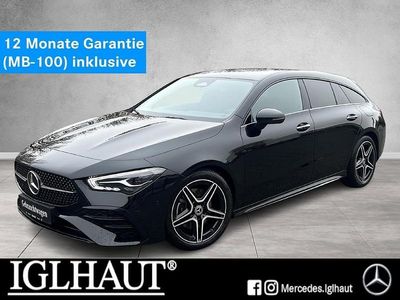 Gebraucht Mercedes CLA200 Shooting Brake AMG line 163 PS (119 kW) 2023 Schwarz unilack nachtschwarz Kombi