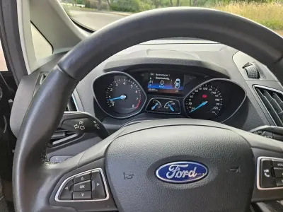 Gebraucht Ford Grand C-Max Titanium 125 PS (91 kW) 2018 Schwarz Van / Kleinbus