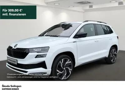 Gebraucht Skoda Karoq SportLine 150 PS (110 kW) 2023 Weiss SUV